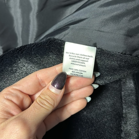 Eileen Fisher Funnel neck coat size Small - Picture 5 of 12